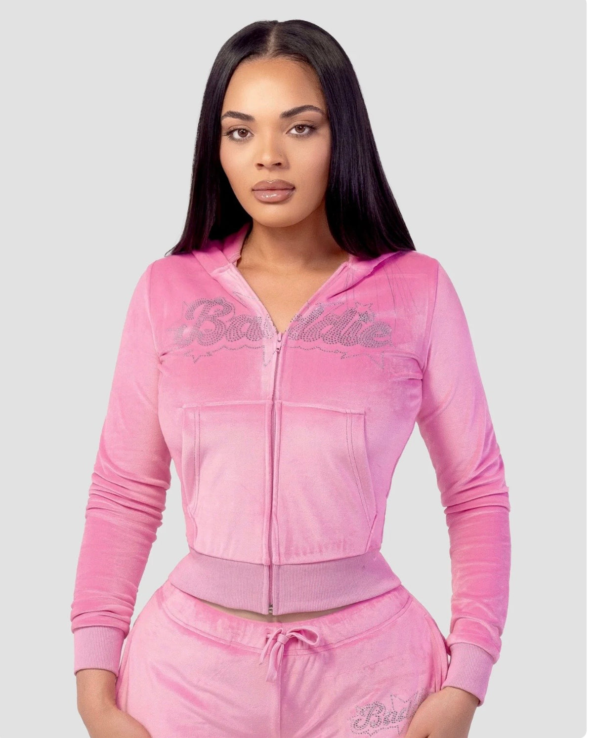 OBC Velour Set Pink