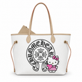 Hk Black and White Tote