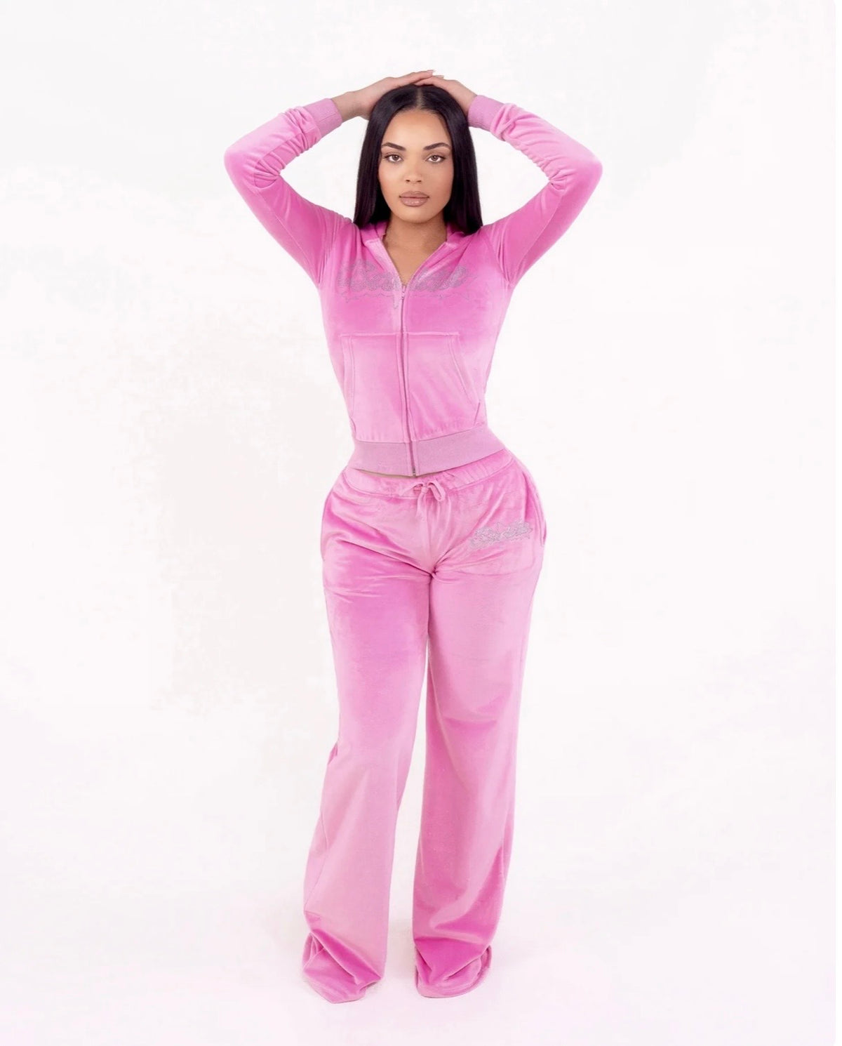OBC Velour Set Pink