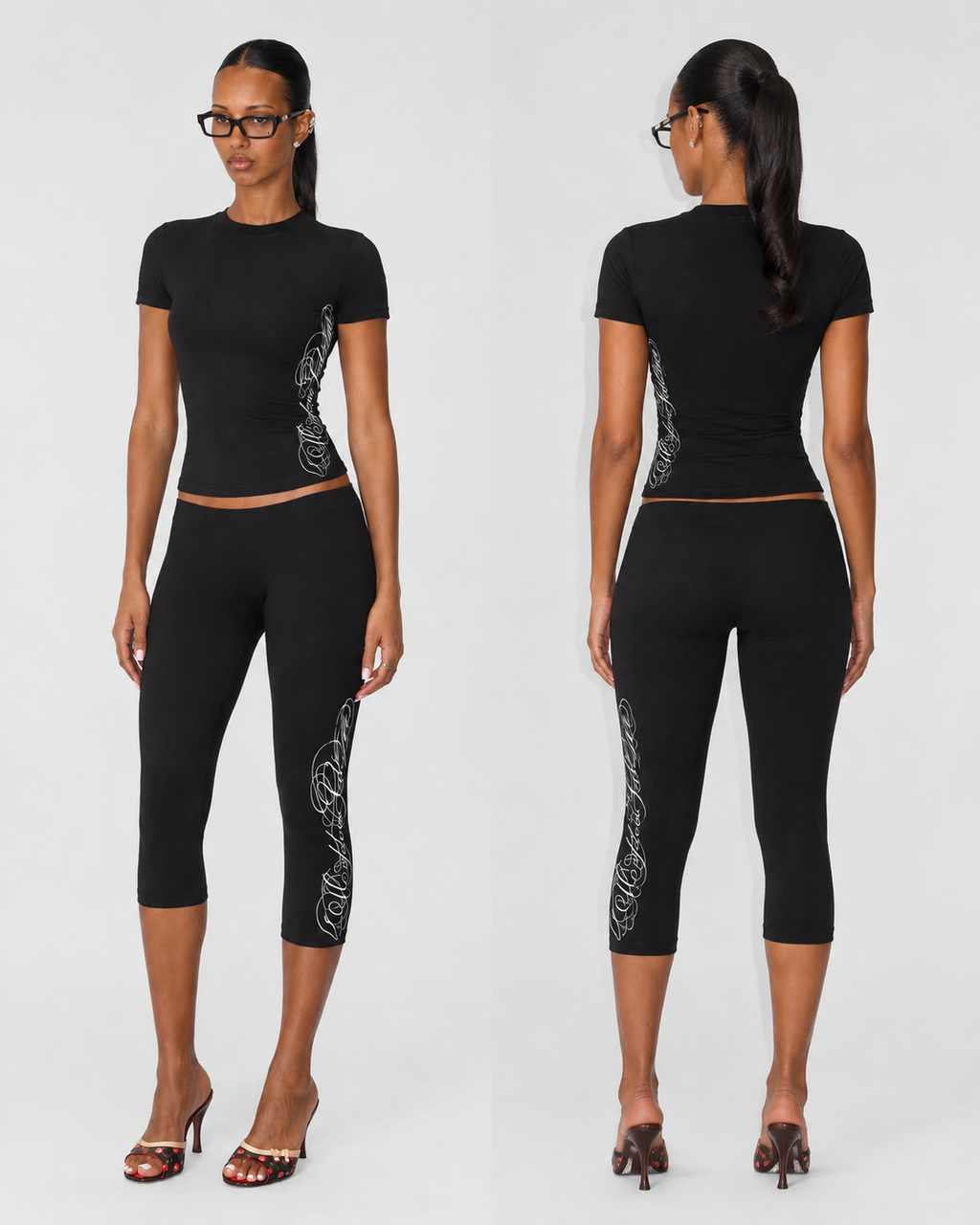 Short Sleeve Capri Set